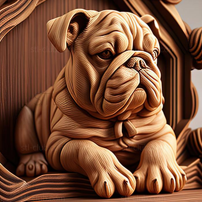 st Toy Bulldog dog